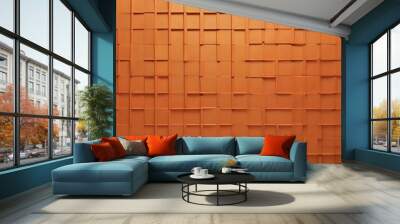 Orange textured background Wall mural