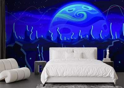 space landscape. space background for design. background for games Wall mural