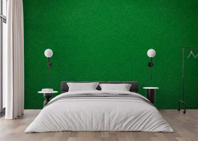 Texture green felt wich vignette Wall mural