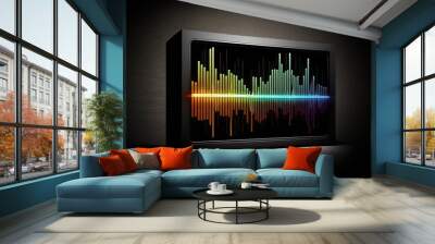 Visualized equalizer  Wall mural