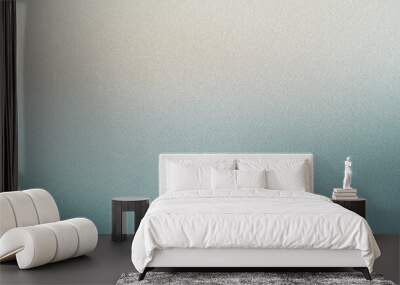 Soft and elegant abstract background with a smooth gradient of light blue and white, enhanced by a subtle grainy texture Wall mural