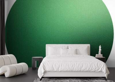 Textured green sphere with grain effect Wall mural