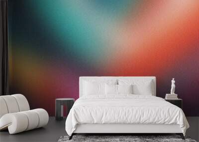 Vibrant abstract background with a colorful gradient blur Wall mural