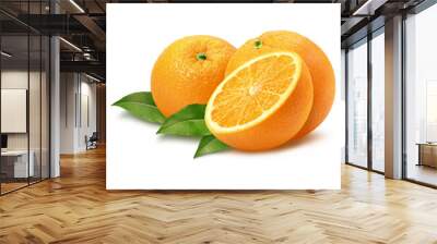 Delicious oranges, refreshing oranges, high-resolution and quality orange images, orange product advertisement. Wall mural