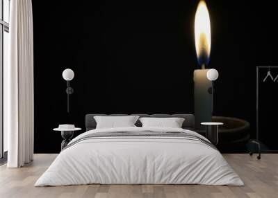 candle in the dark Wall mural