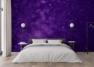 Bokeh purple proton Wall mural