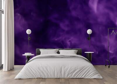 Purple smoke Wall mural