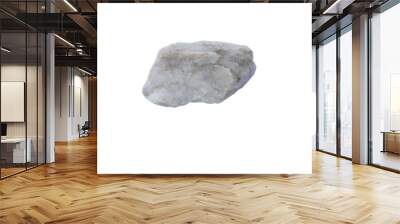 gneiss rock specimen on white background. gneiss is metamorphic rocks.Stone on white background Wall mural