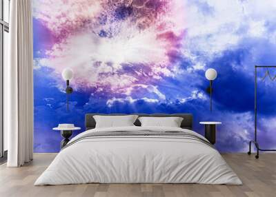 natural phenomenon, sky, beautiful shadows Wall mural