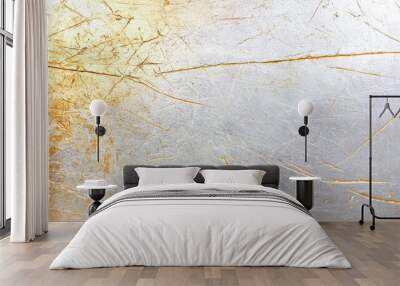 Stunning metallic surface with gold accents a blend of textures and colors for artistic inspiration and design applications Wall mural