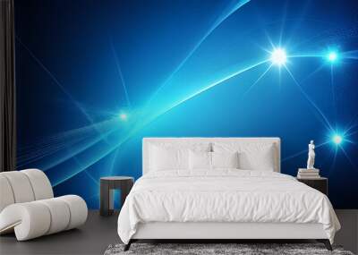 abstract blue background Wall mural