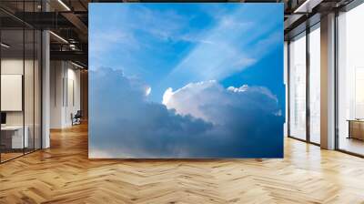 Colorful blue sky for background Wall mural