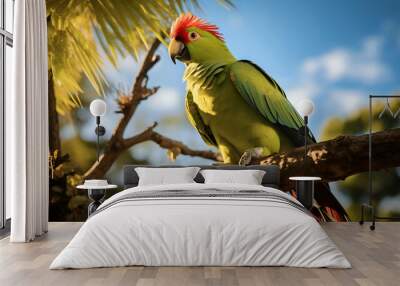 blue and yellow macaw ara Wall mural