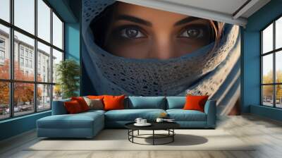 portrait of a woman Wall mural