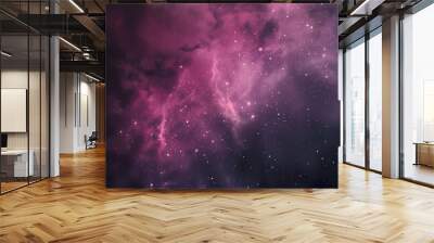 Pink_galaxy_night_sky_Space_background Wall mural