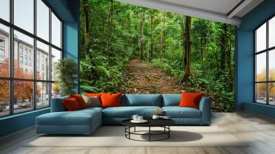 Deep_tropical_jungles_of_Southeast_Asia Wall mural