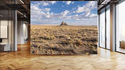 Shiprock_New_Mexico_Southwestern_Desert_Landscape Wall mural