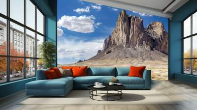 Shiprock_New_Mexico_Southwestern_Desert_Landscape Wall mural