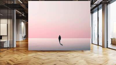 Technology_inspired_minimalist_images Wall mural