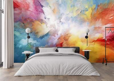 colorful textured artistic abstract background
 Wall mural