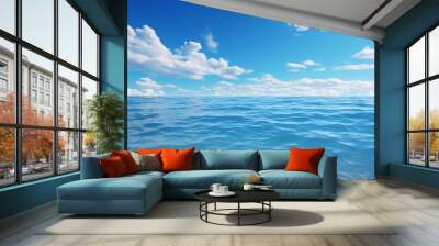 Pictures of blue sea under beautiful sky
 Wall mural