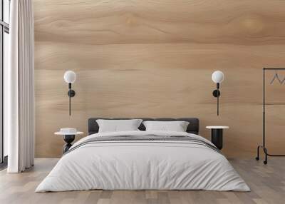 Elegant Birch Wood Texture Featuring Fine Grain and Smooth Surface Wall mural