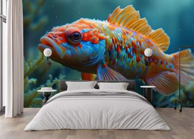 Underwater Realm of Mystical Creatures Wall mural