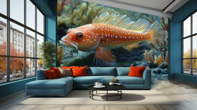 Underwater Realm of Mystical Creatures Wall mural