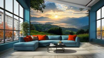 beautiful view --ar 16:9 --style raw --v 6.1 Job ID: 8f4419fe-1333-45d6-b73a-3d7bcdcb9711 Wall mural