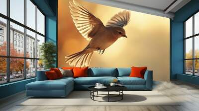 Swift bird --ar 16:9 --style raw --v 6.1 Job ID: 73f0b181-e055-4753-96e5-ea22581046e6 Wall mural