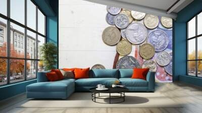 Australian coins Wall mural