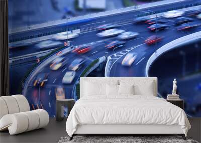 Highway traffic Wall mural