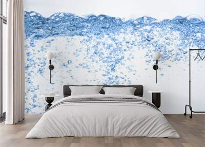 Water on a white background Wall mural