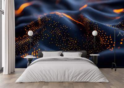 abstract background of fabric Wall mural