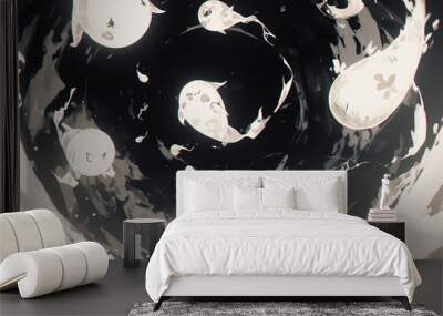 halloween night scene Wall mural