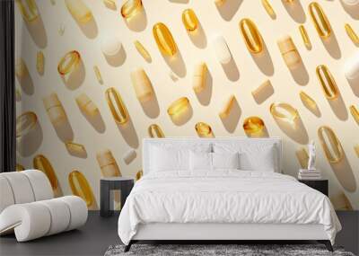 set of pills Wall mural