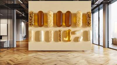 set of pills Wall mural