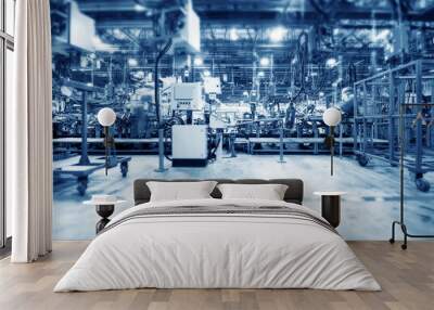 Automobile production Wall mural