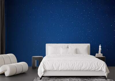 Blue_sky_White_stars_night_sky_Space_background Wall mural