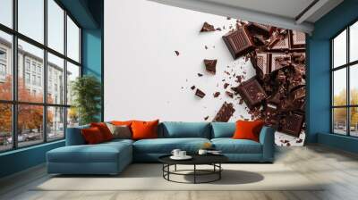 chocolate with nuts Wall mural