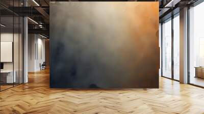 Dark taupe gradient texture with grainy depth Wall mural