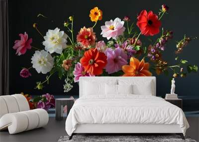 Fragrant Flower Enveloping Daylight with Fresh Morning Aromas and Soothing Evening Scents Wall mural