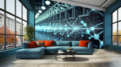 Harnessing the Power of Nanomaterials for Advancements in Industry and Research Wall mural