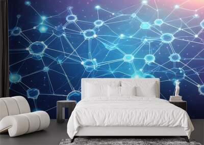 Innovative Connectivity Hubs: Shaping the Future of Networks Wall mural