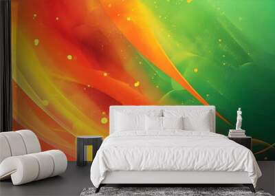 Vibrant Gradient Abstract Texture with Grainy Noise for Web Banner Design Wall mural