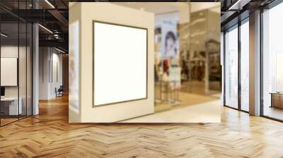 Advertisement lamp box for shopping mall Wall mural