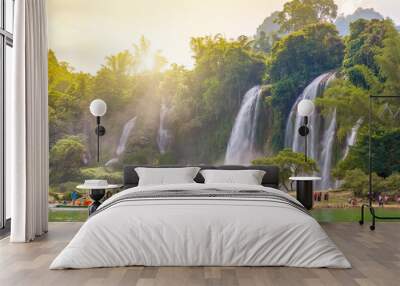 Beautiful Detian waterfall Wall mural