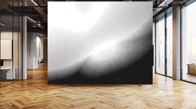 Abstract black and white gray grainy texture gradient background Wall mural