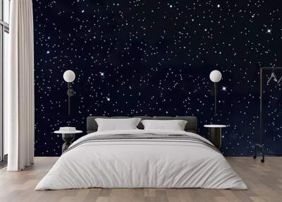 Star_field_night_sky_Space_background Wall mural