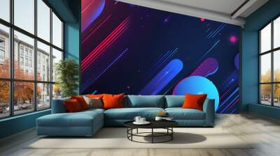 abstract technology background Wall mural